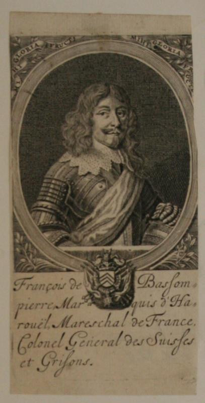 neurčený autor - Francois de Bassompierre, Narquis d'Haronël …