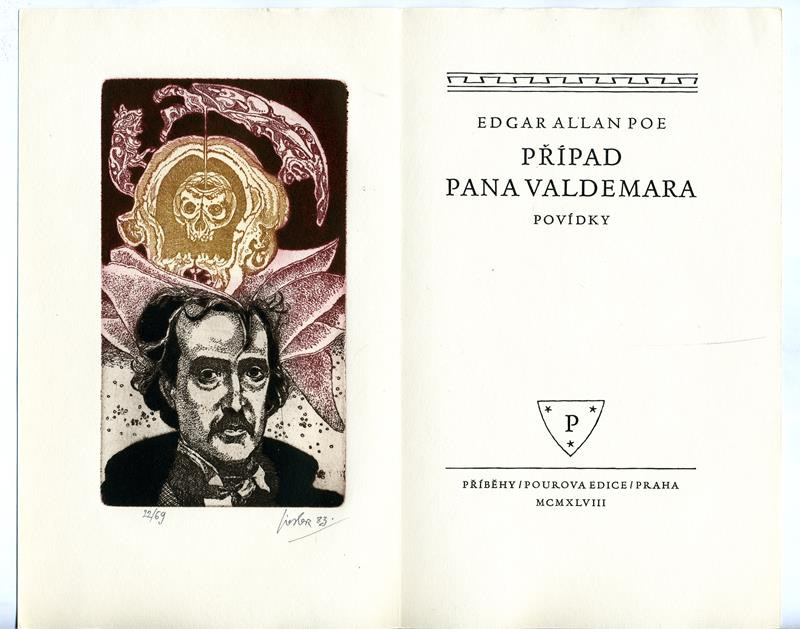 Bohdan Lacina, Pourova edice, Oldřich Menhart, Edgar Allan Poe, Václav Pour, Jiřina Hauková - Případ pana Valdemara