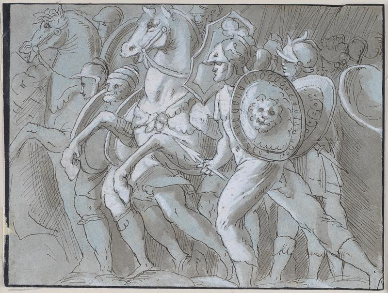 Polidoro da Caravaggio - podle - Římští vojáci