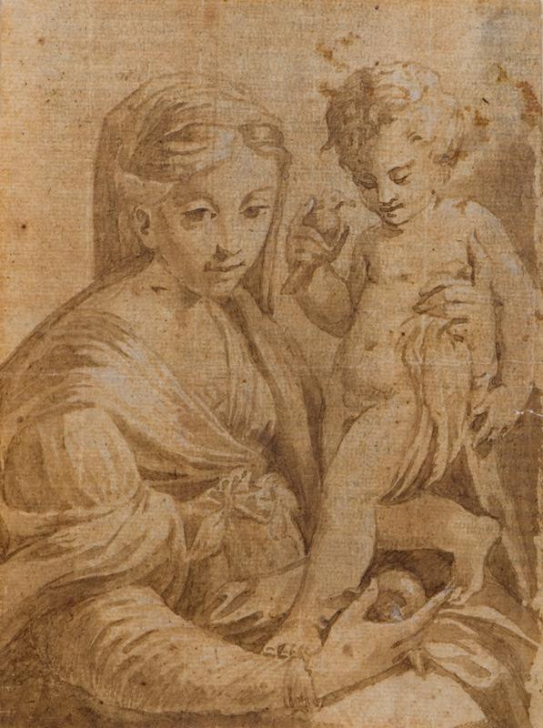 Francesco Mazzola zv. Parmigianino - podle - Madona s dítětem