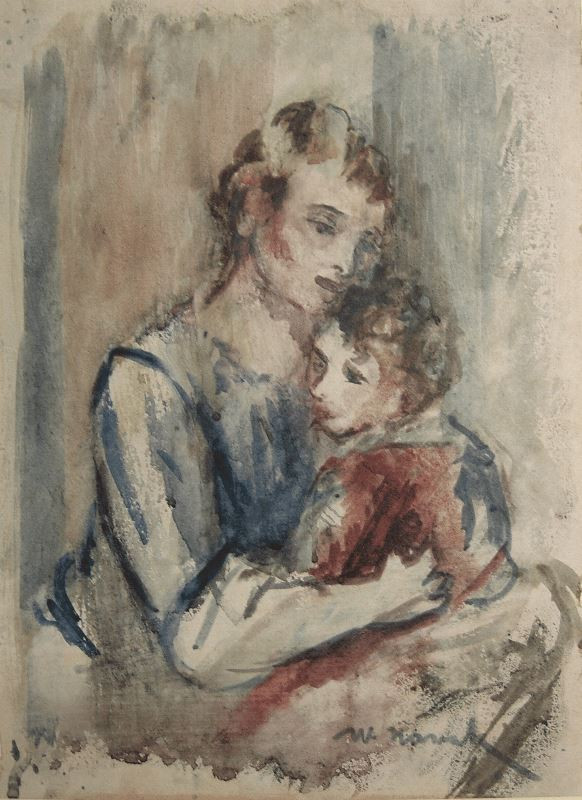 Vilém Willi Nowak - Matka s dítětem
