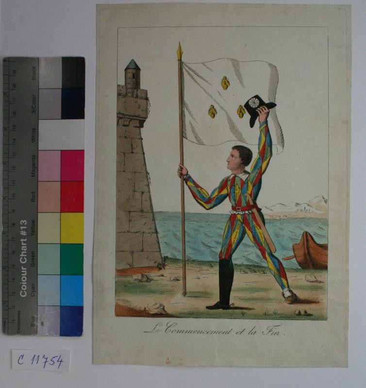 neurčený autor - Karikatura  Napoleona