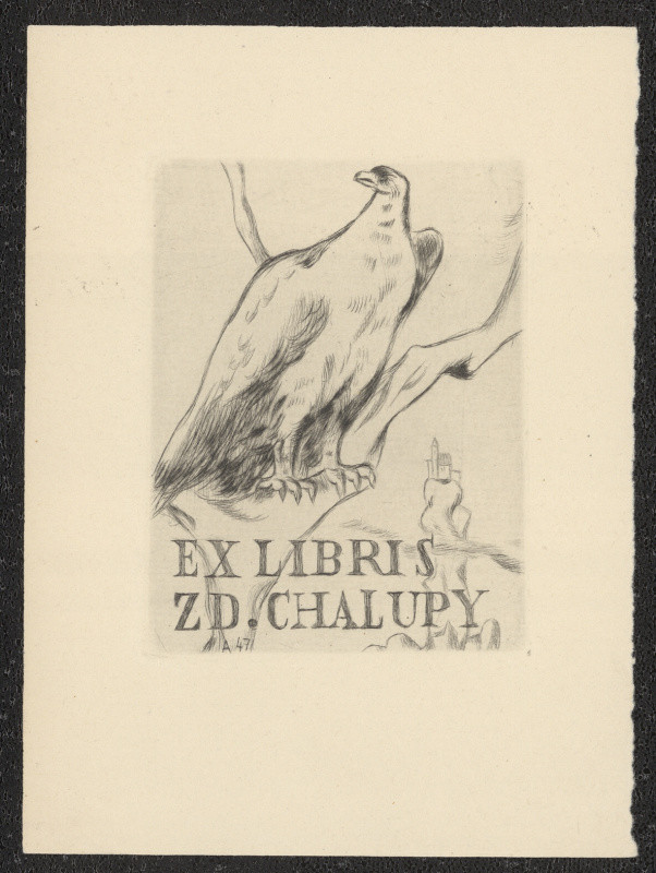 Lubomír Anger - Ex libris Zd.Chalupy