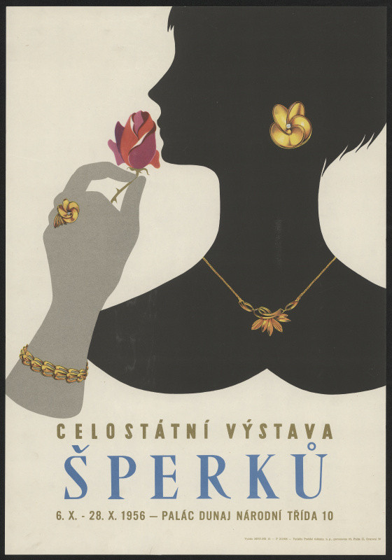 neznámý - Celostátní výstava šperků ... 1956, Palác Dunaj, Národní třída