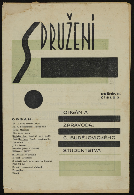 Josef Bartuška - Sdružení, ročník II., číslo 3., rok 1931