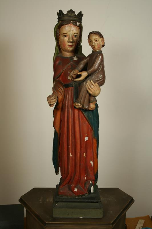 neznámý sochař moravský - Madona s dítětem z Třebařova