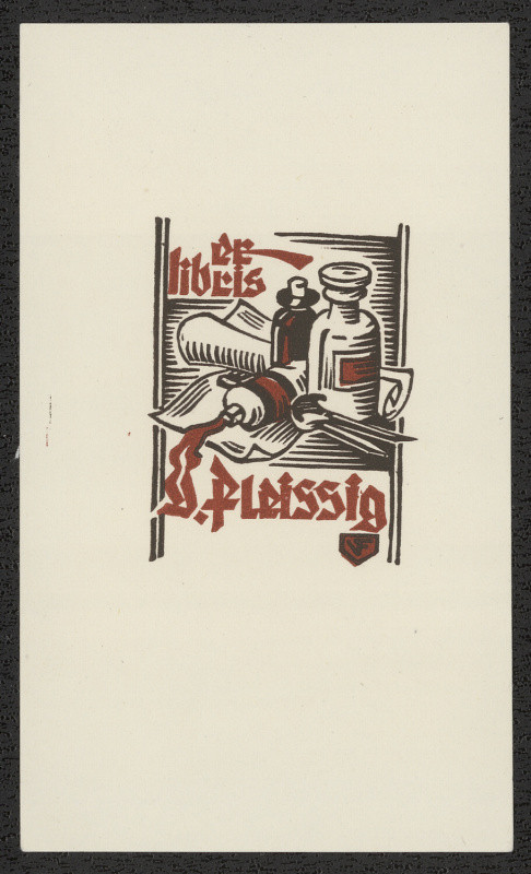Vítězslav Fleissig - Ex libris V. Fleissig