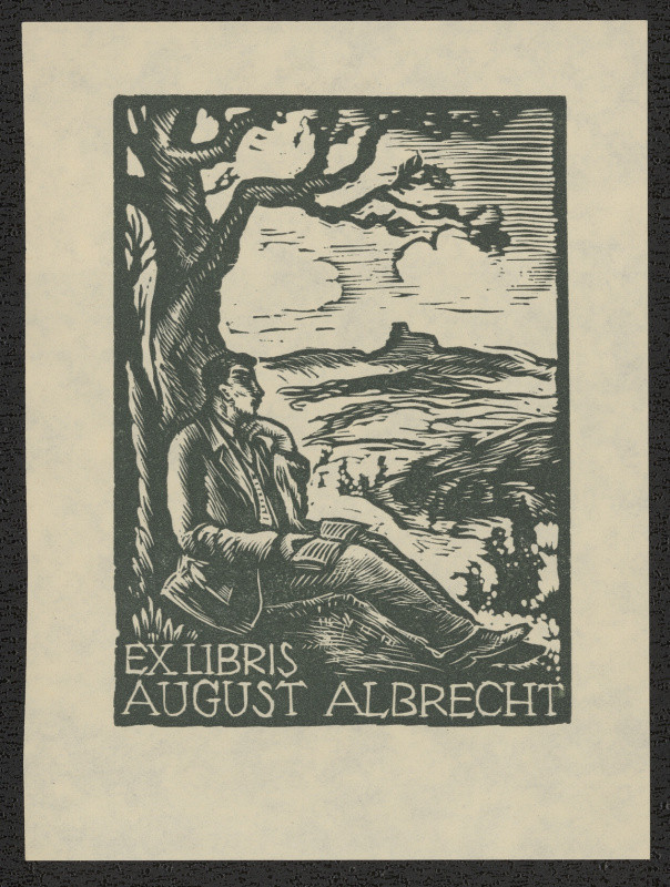 Josef Hodek - Ex libris August Albrecht