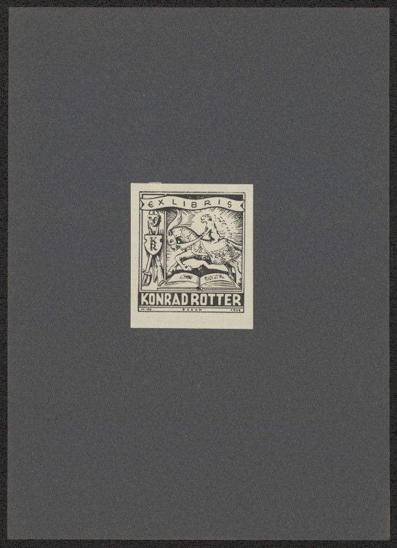 Jaro (Jaroslav) Beran - Exlibris Konrád Rotter