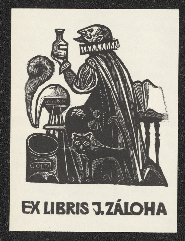 Zdeněk Mézl - Ex libris J. Záloha