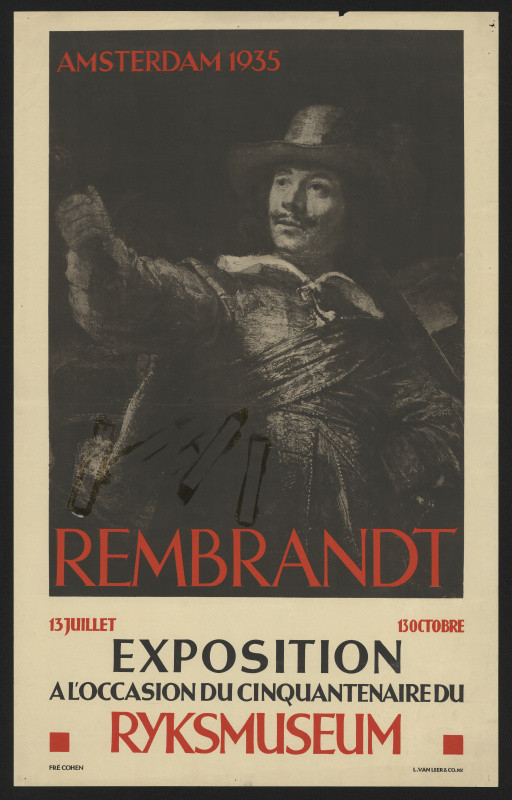 neznámý - Rembrandtova výstava, Ryksmuseum, Amsterdam