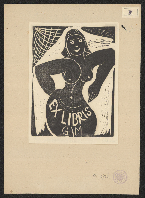 Henri Friedlaender - Exlibris G. M. (Mantero Ginni)