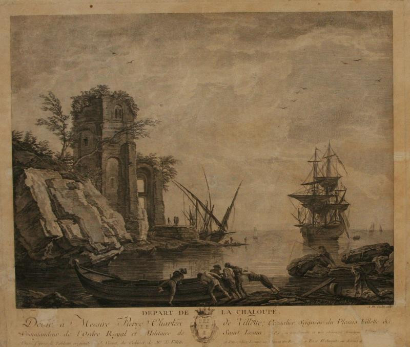 Anne-Philiberte Coulet - Depart de la chaloupe / Odplutí lodě